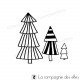 Tampon sapins | fir tree stamp