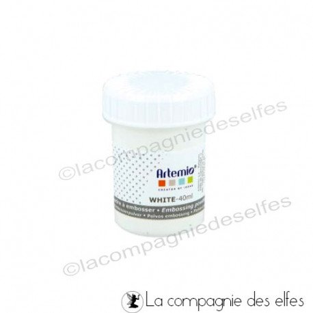 CARTE LIBRE 1/3 Poudre-fine-a-embosser-blanche-artemio