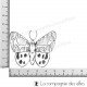 Achat cachet papillon | schmetterling stempeln 