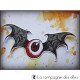 Tampons oeil style chauve souris scrapbooking Halloween