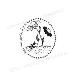 tampon jardin | tampon buccolique |tampon fleurs | botanic stamp | botanic stempel