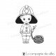 Tampon sapeur pompier | fireman rubber stamp