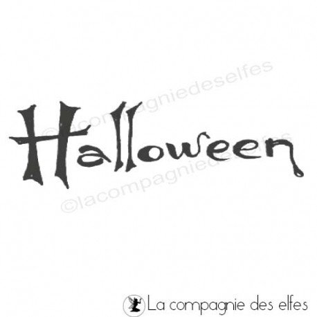 Tampon Halloween | halloween rubber stamp
